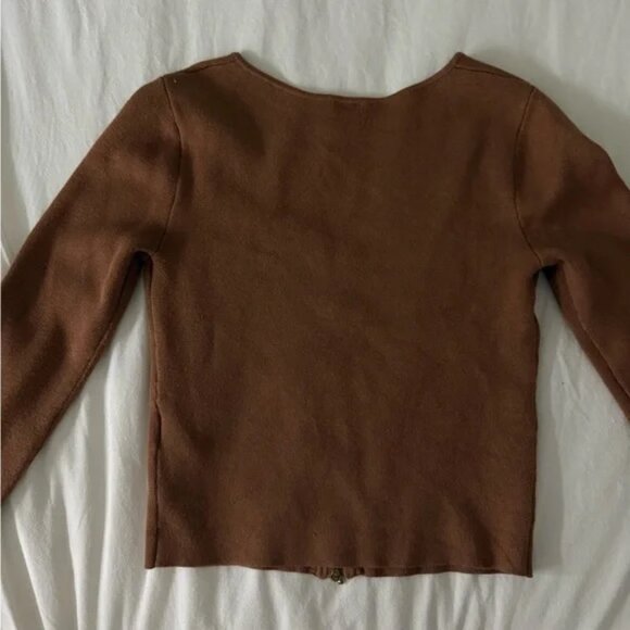 Abercrombie & Fitch Brown Top / Cardigan - Picture 3 of 3